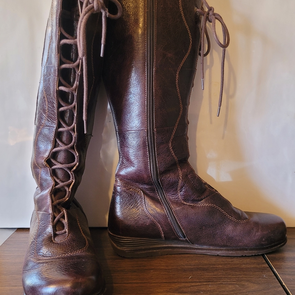 DANSKO WOMENS PENELOPE OXBLOOD BROWN BOOTS